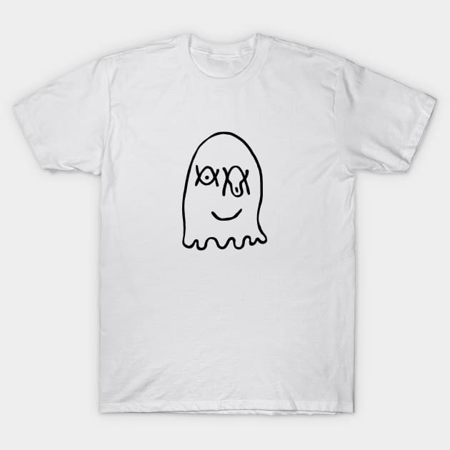 Melting Ghost T-Shirt by deathbypickles